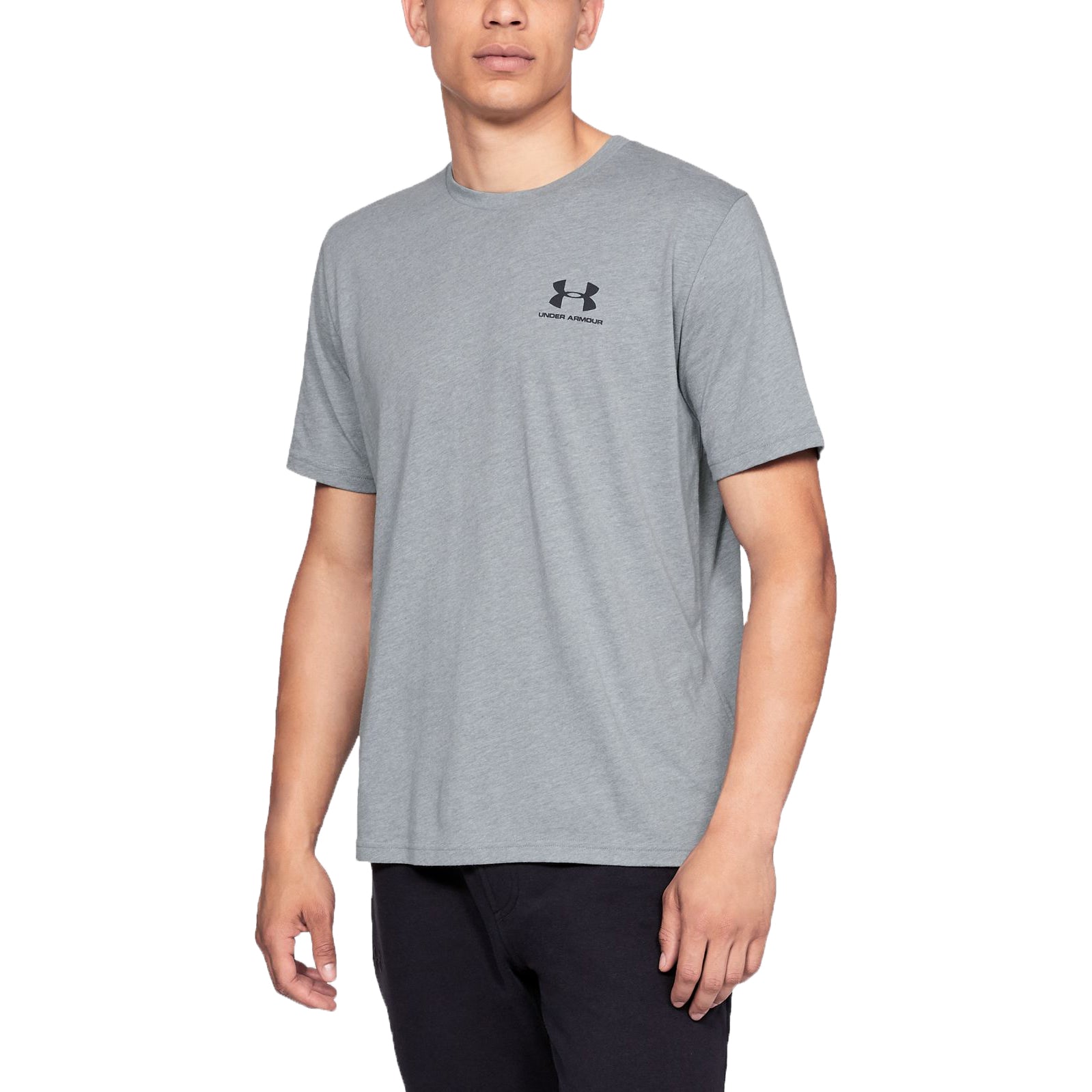 Under armour sportstyle left chest outlet lockup t shirt mens