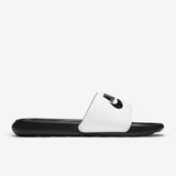 Nike Victori One Slides in Black/White/Black