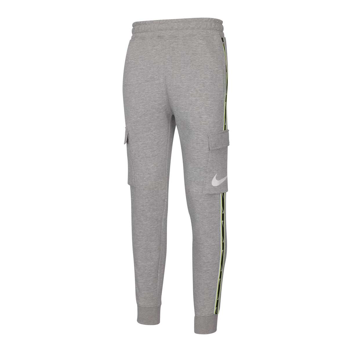 Nike Sportswear Men's Repeat Crew Fleece Tracksuit in Dark Grey Heather/White