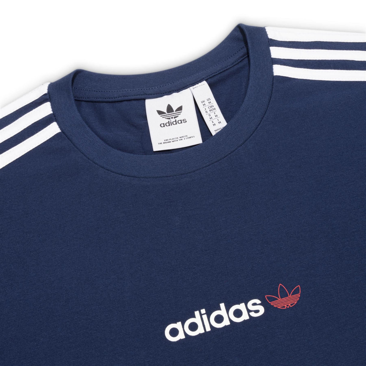 Adidas Originals Itasca 20 Short Sleeve T Shirt in Blue/White