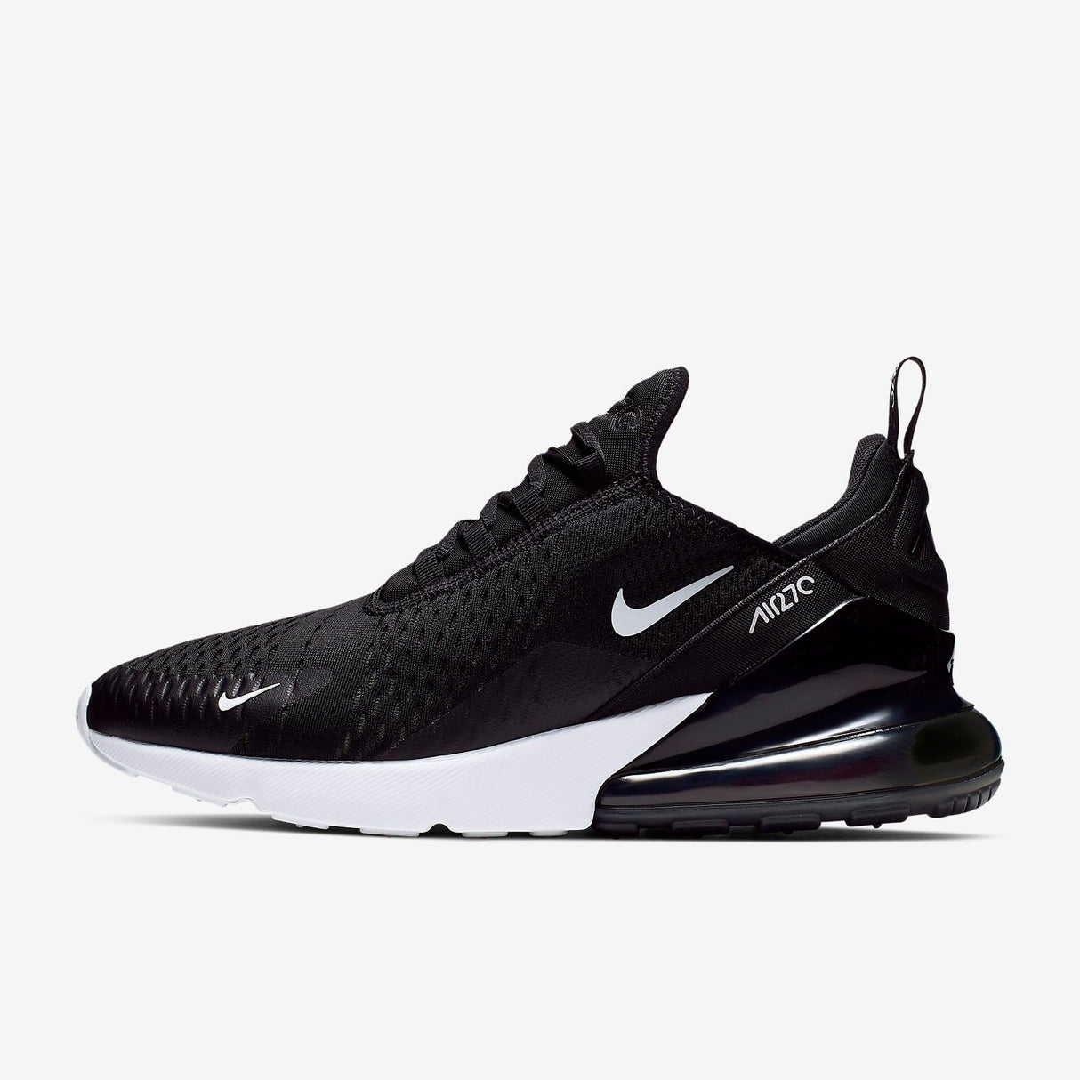 Nike Air Max 270 Trainers in Black/White/Solar Red/Anthracite