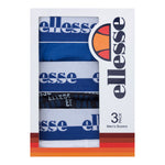 Ellesse Men’s Muxel 3 Pack Underwear Trunks Blue / White