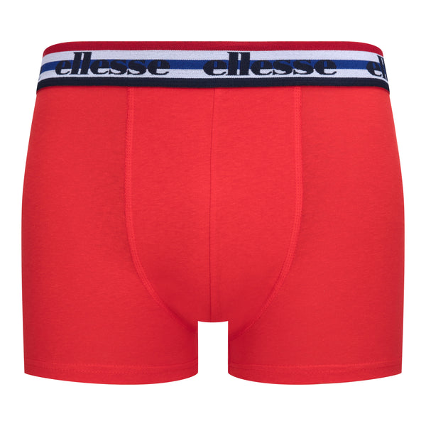 Ellesse Men’s Muxel 3 Pack Underwear Trunks Red / Blue / Multi WB