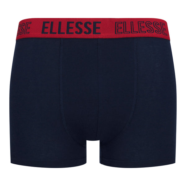 Ellesse Men’s Muxel 3 Pack Underwear Trunks Grey / Blue