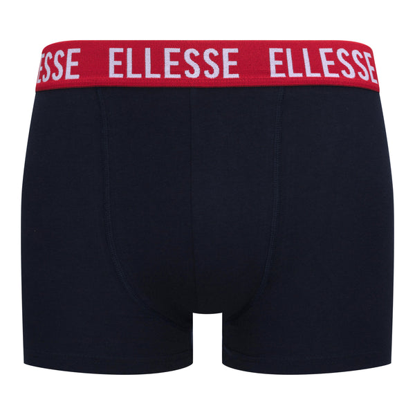 Ellesse Men’s Muxel 3 Pack Underwear Trunks Red / Blue / Multi