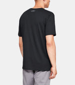 Under Armour UA Sportstyle Left Chest Short Sleeve T Shirt in Black