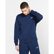 Nike Sportswear Club Fleece Crew Sweatshirt in Midnight Navy