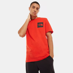 The North Face Men's Short Sleeve Fine T-Shirt in Fiery Red