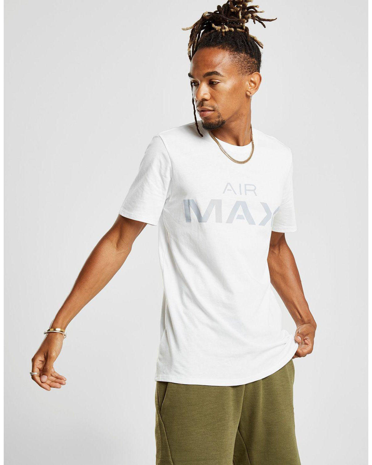 Nike air max deals t shirt white