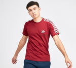 adidas Originals 3-Stripes T Shirt Collegiate Red
