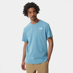 The North Face Men's Redbox T-Shirt in Niagara Blue/Monterey Blue/Ashbury Paisley