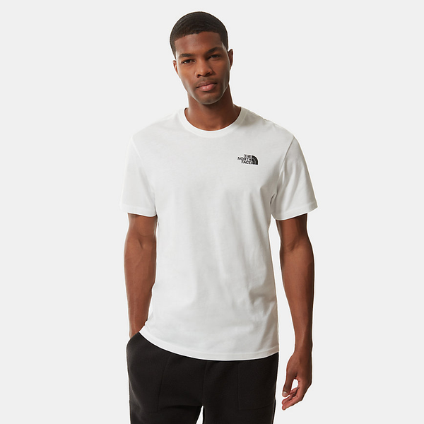The North Face Men's Redbox T-Shirt in White/Red