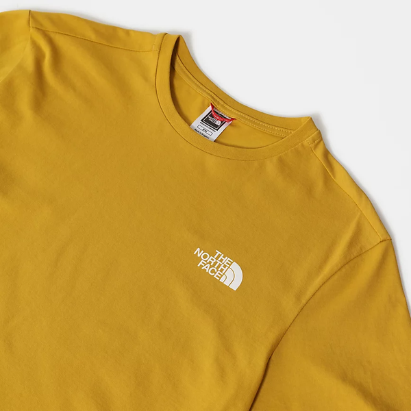 The North Face Men's Short Sleeve Simple Dome T-Shirt in Arrowwood Yellow