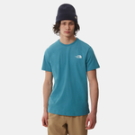The North Face Men's Short Sleeve Simple Dome T-Shirt in Storm Blue