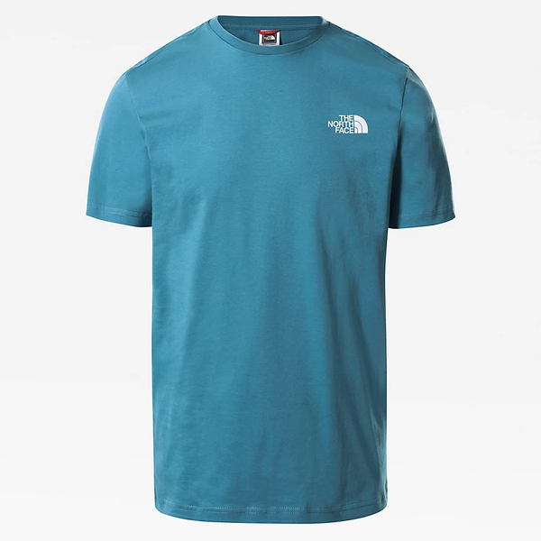 The North Face Men's Short Sleeve Simple Dome T-Shirt in Storm Blue