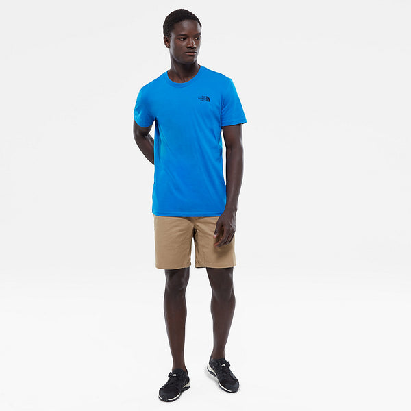 Men’s The North Face Short Sleeve Simple Dome T-Shirt in Bomber Blue