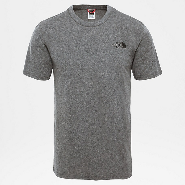 Men’s The North Face Short Sleeve Simple Dome T-Shirt TNF Medium Grey Heather