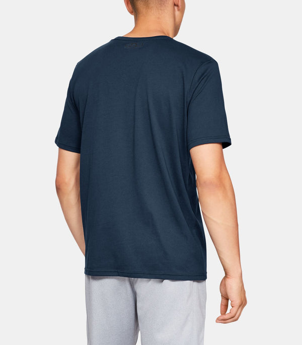 Under Armour UA Sportstyle Left Chest Short Sleeve T Shirt in Navy