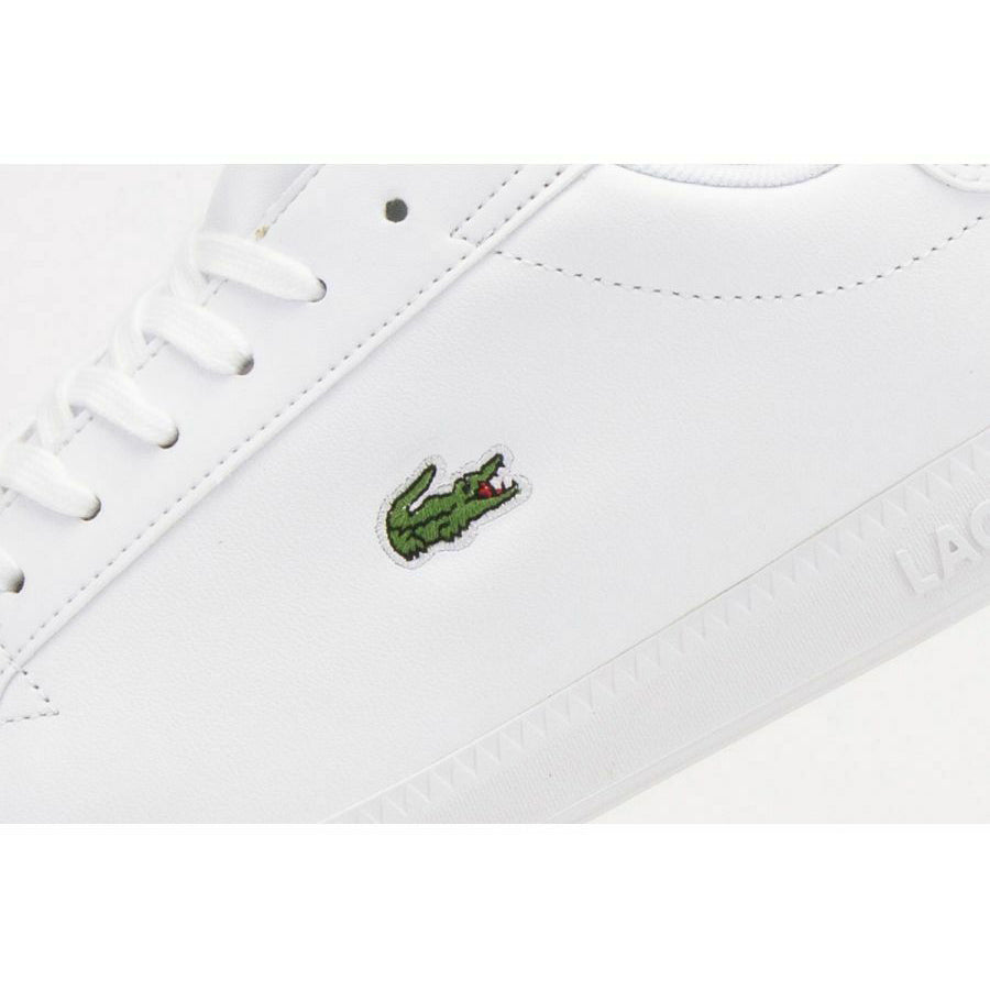 White lacoste cheap trainers sale