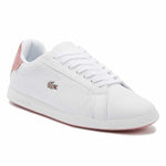 Lacoste Graduate 319 Girls Trainers in White & Pink