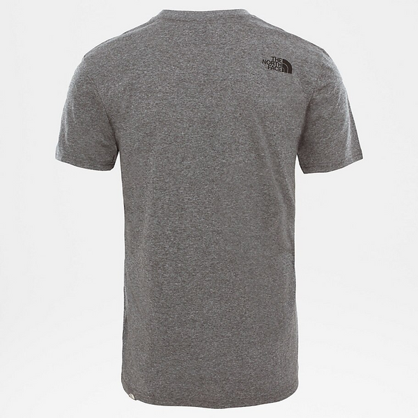 Men’s The North Face Short Sleeve Simple Dome T-Shirt TNF Medium Grey Heather