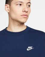 Nike Sportswear Club Fleece Crew Sweatshirt in Midnight Navy