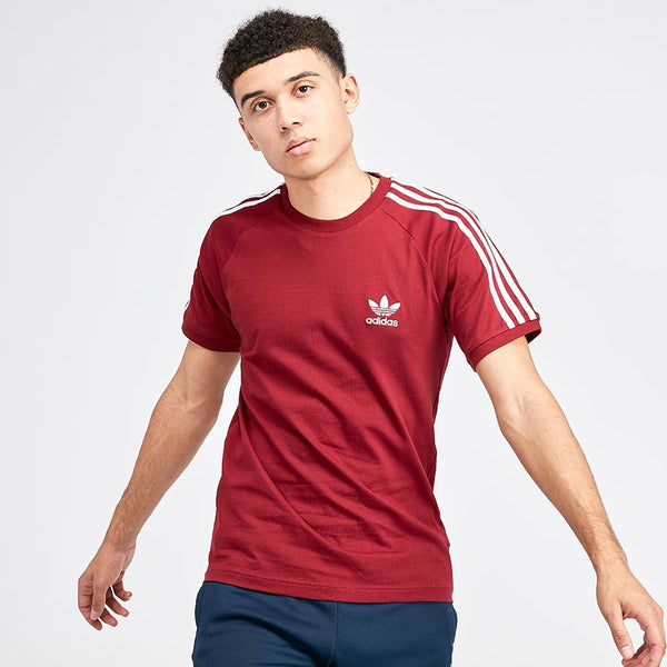 adidas Originals 3-Stripes T Shirt Collegiate Red