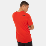 The North Face Men's Short Sleeve Fine T-Shirt in Fiery Red