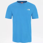 The North Face Men's Bad Glasses T-Shirt in Clear Lake Blue/TNF Black