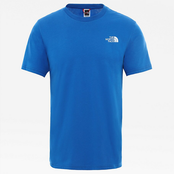 Men’s The North Face Short Sleeve Simple Dome T-Shirt Nautical Blue