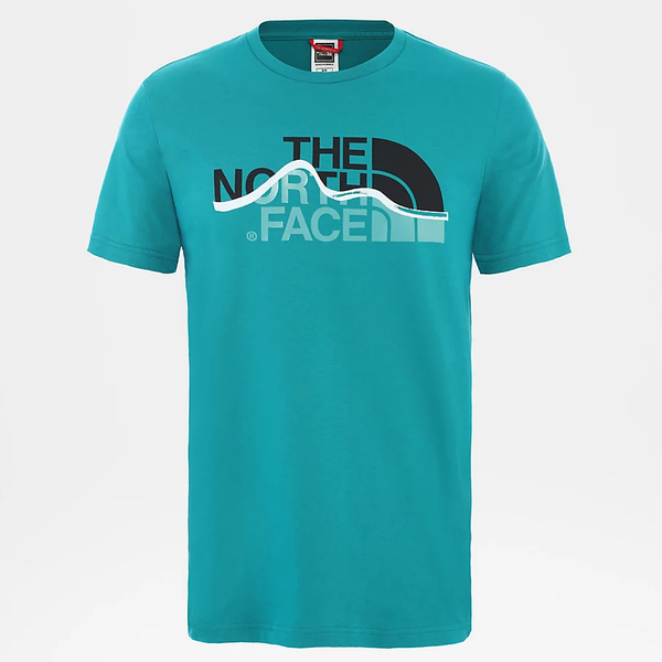 The North Face Men’s Mountain Line T-Shirt in Fanfare Green