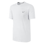Nike Crew Neck T-Shirt With Embroidered Swoosh in White