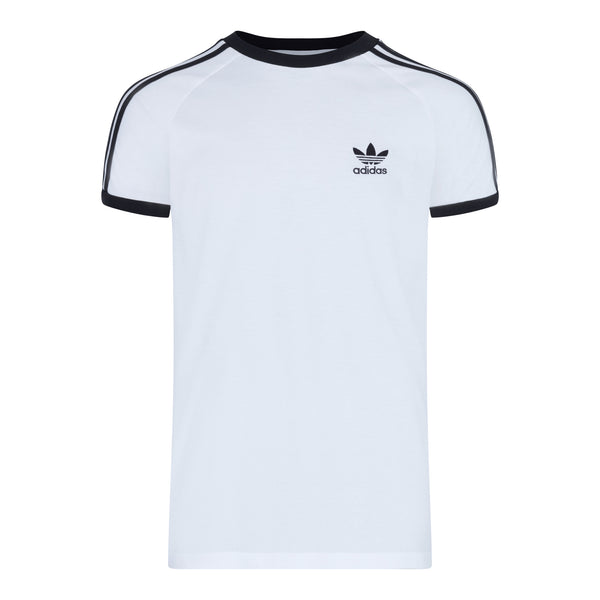 Adidas Originals Adicolor Classics 3-Stripe T-Shirt in White
