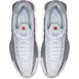 Juniors Nike Shox R4 GS Shoes in White/Silver [BQ4000-100]