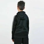 Nike Sportswear Tribute Kids Full Zip Dri-Fit Hoodie in Black & Green