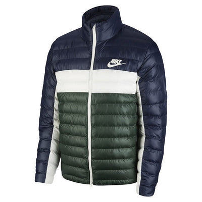 Nike Sportswear Synthetic Fill Puffer Jacket in Blue/White/Green