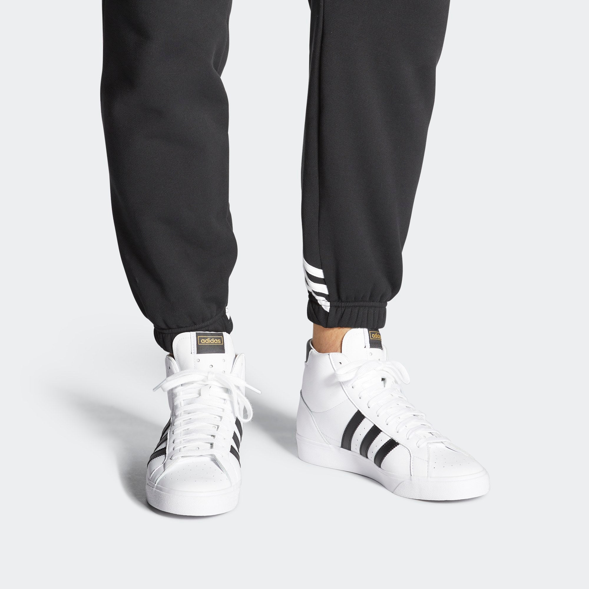 Adidas Originals Basket Profi Shoes White / Black / Gold [FW3108] | Find Sole
