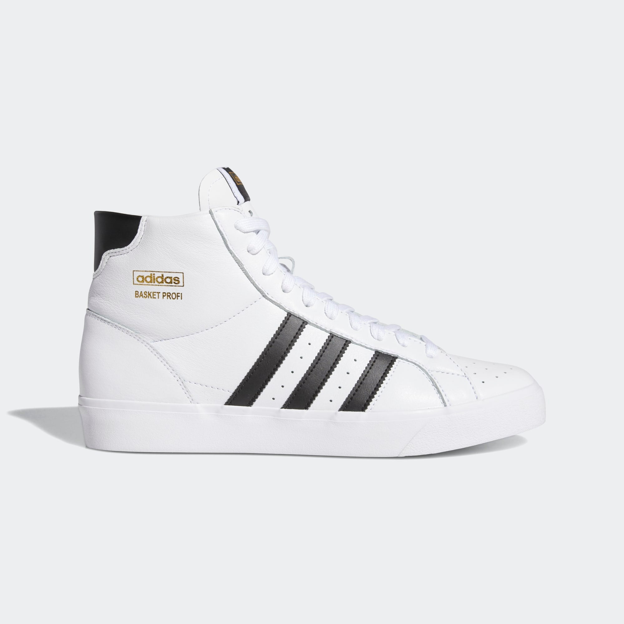 Adidas Originals Basket Profi Shoes White / Black / Gold [FW3108] | Find Sole