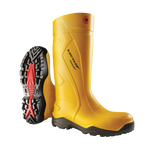 Dunlop Purofort Plus Rugged Full Safety Steel Toe Wellington in Yellow