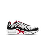 Nike Air Max Plus GS Older Kids' Shoe in White/Red/Black [CD0609-007]