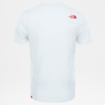 Men’s The North Face Short Sleeve Fine T-Shirt TNF White/Red