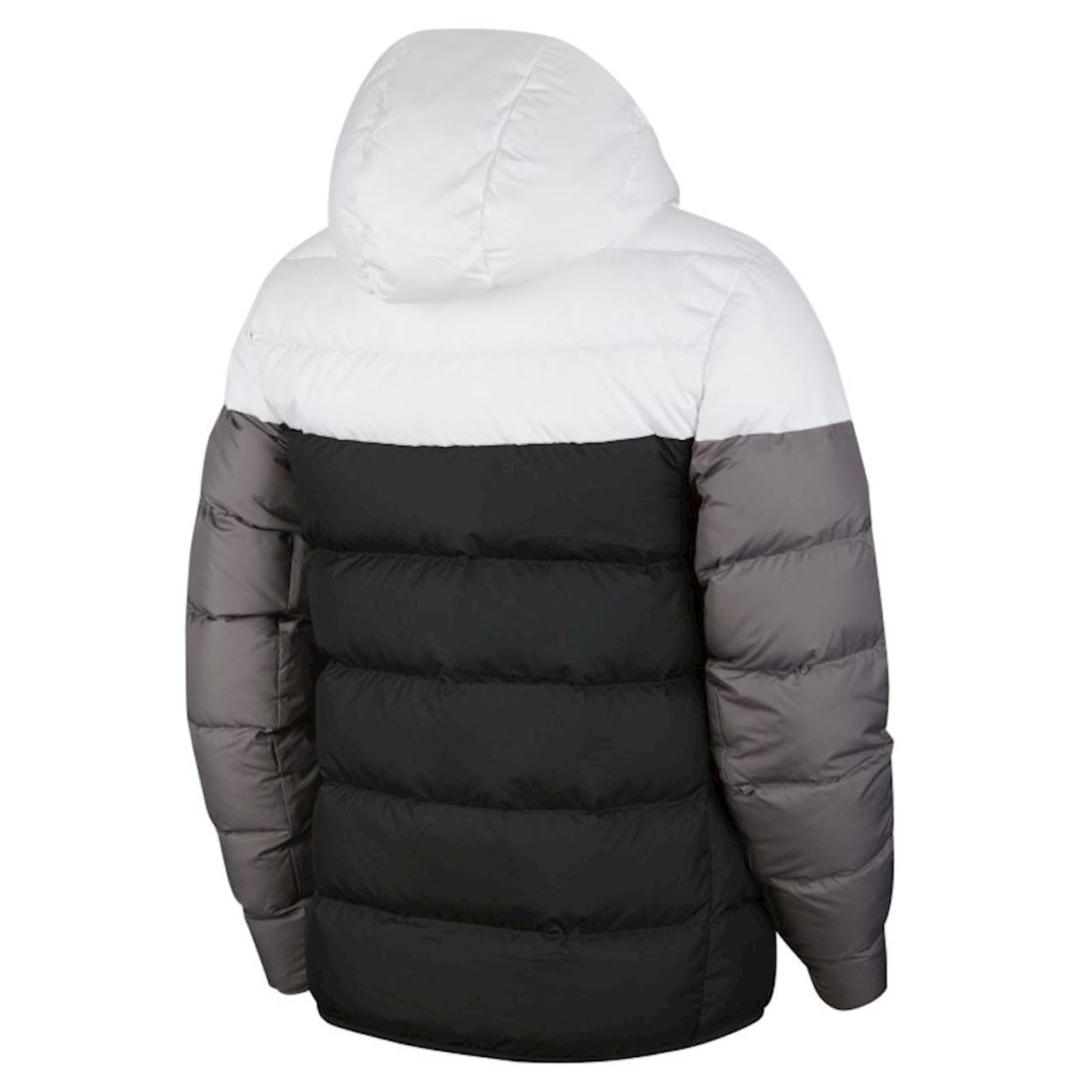 hoofdstad Portaal kom tot rust Nike Sportswear Men's Down Fill Wind Runner Coat in White, Black & Gre |  Find Your Sole