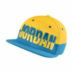 Nike Jordan Pro Poolside Cap in Yellow & Blue CU6560-741