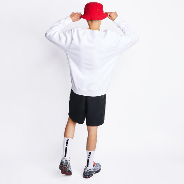 Nike Men's Sportswear Fleece Crew Neck Sweatshirt in White [DQ3943 100]