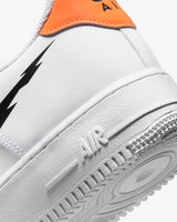 Nike Air Force 1 ’07 Men's Trainers in White/Summit White/Magma Orange/Black [DV6483-100]