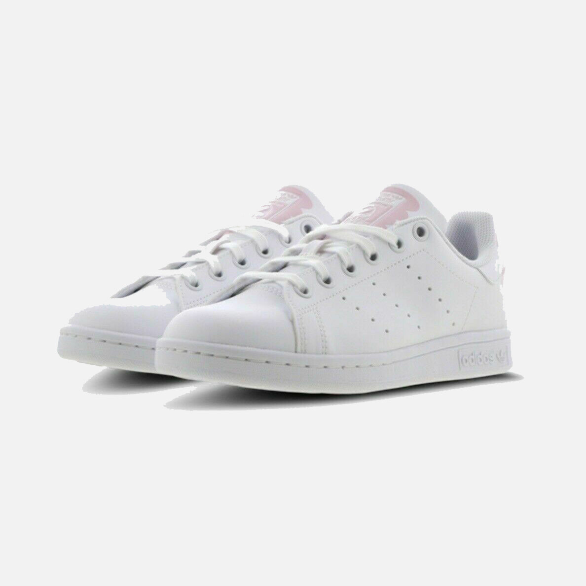 Adidas Originals Stan Smith J Older Kids Shoes in White EG7306