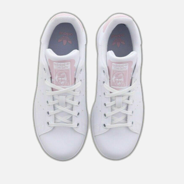 Adidas Originals Stan Smith J Older Kids Shoes in White [EG7306]