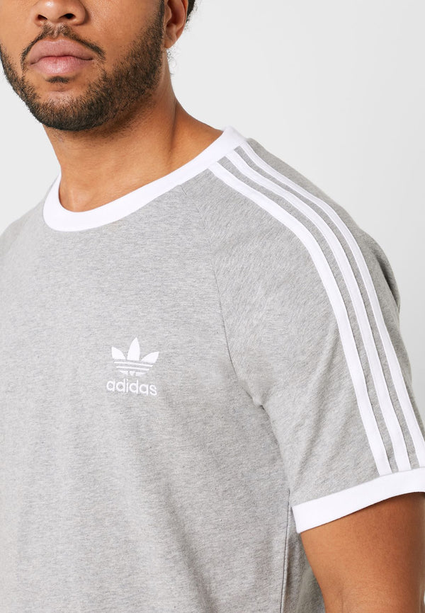 Adidas Originals Men's 3-Stripe T-Shirt in Grey [FM3769]