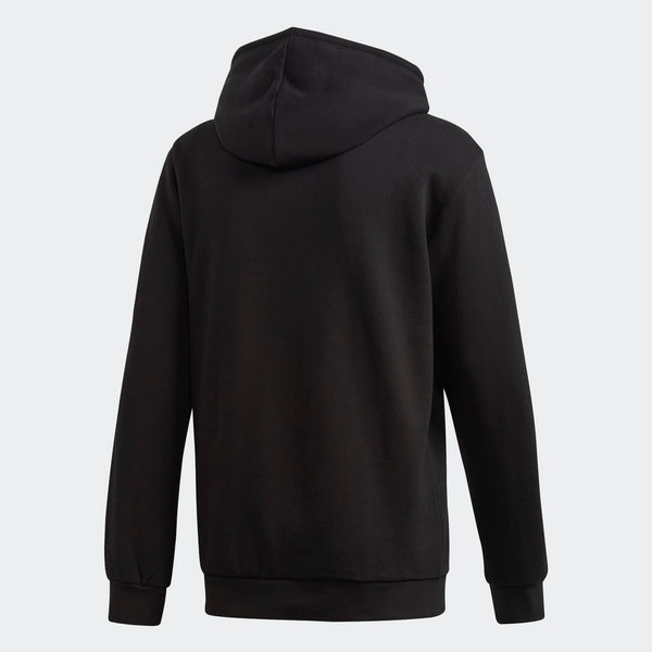Adidas Originals Men’s Trefoil Essentials Hoodie in Black