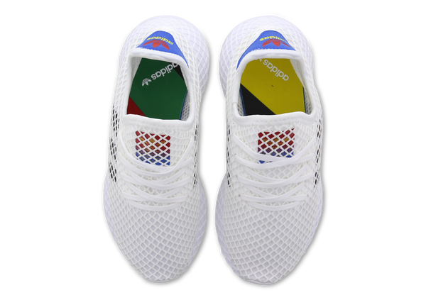 adidas Originals Deerupt 12Th - Grade School Shoes in White